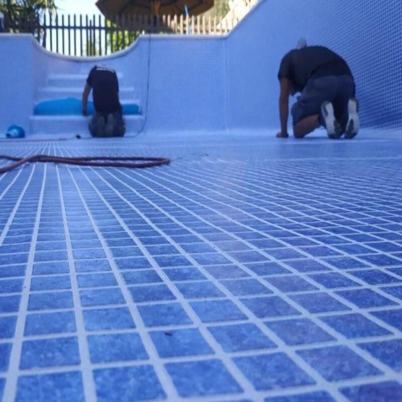 Reparación gresite, piscinas